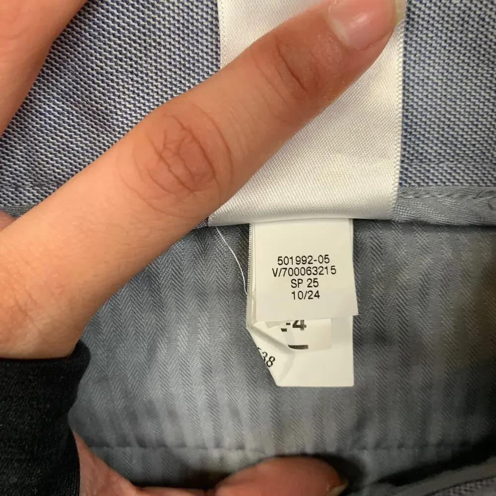 Banana Republic Pants Mens 33 Dresden Blue Grayson Slim Tapered Ankle INSEAM 27